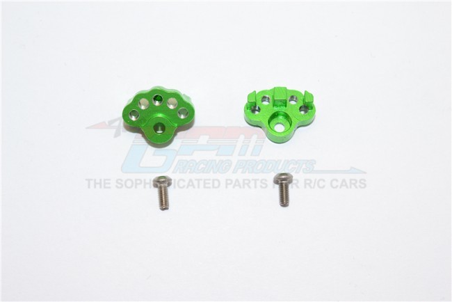 Gpm MYT054M Aluminum Rear Links Stabilizers Axial 1/18 Yeti Jr Green