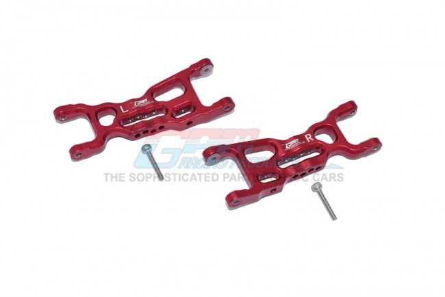 Gpm LM055 Aluminum Front Lower Arms Team Losi  1/18 2wd Mini-t 2.0 Stadium Truck Los01015 Red