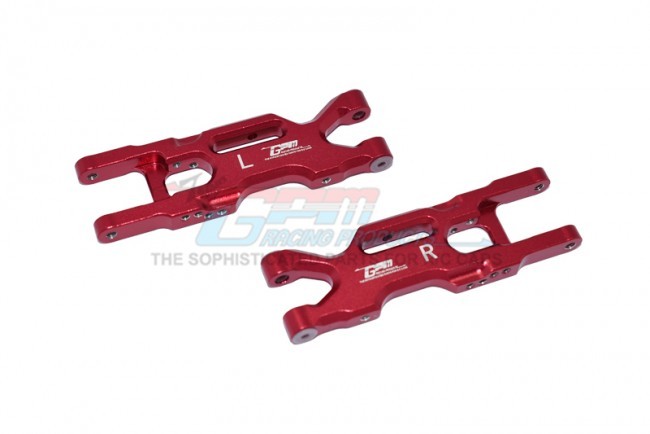 Gpm LM056 Aluminum Rear Lower Arms Team Losi 1/18 2wd Mini-t 2.0 Stadium Truck Los01015 Red