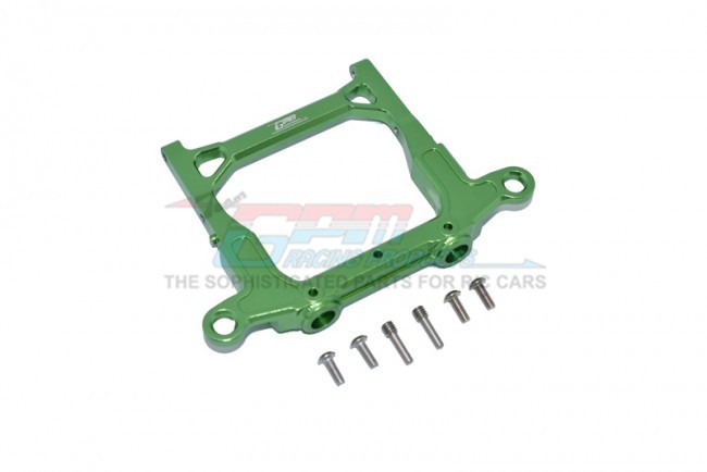 Gpm SCX3L331R Aluminium Rear Bumper Mount Axial Racing 1/10 4wd Scx10 Iii Craweler Green