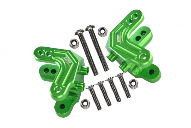 Gpm LMT028F/R Aluminum Front / Rear Shock Mount Losi 1/8 Lmt 4wd Solid Axle Monster Los04022 Green