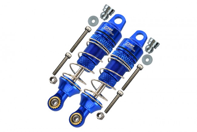 Gpm LM050F Aluminum Front Spring Dampers - 50mm Losi 1/18 2wd Mini-t 2.0 Stadium Truck Los01015 Blue