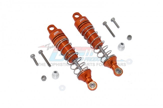 Gpm LM060R Aluminum Rear Spring Dampers - 60mm Losi 1/18 2wd Mini-t 2.0 Stadium Truck Los01015 Orange