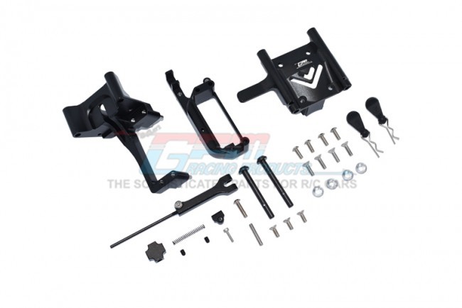 Gpm MAI038AB Aluminum Handbrake Kit W/ Center Differential Cover Arrma 1/7 4wd Infraction 6s Blx Black