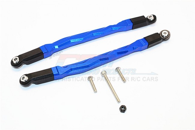 Gpm MJ014AF/R Aluminium Front / Rear Upper Chassis Link Axial Smt10 Grave Digger Blue
