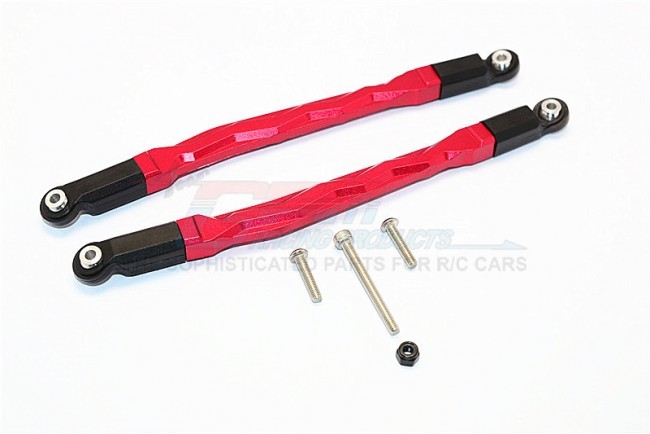 Gpm MJ014AF/R Aluminium Front / Rear Upper Chassis Link Axial Smt10 Grave Digger Red