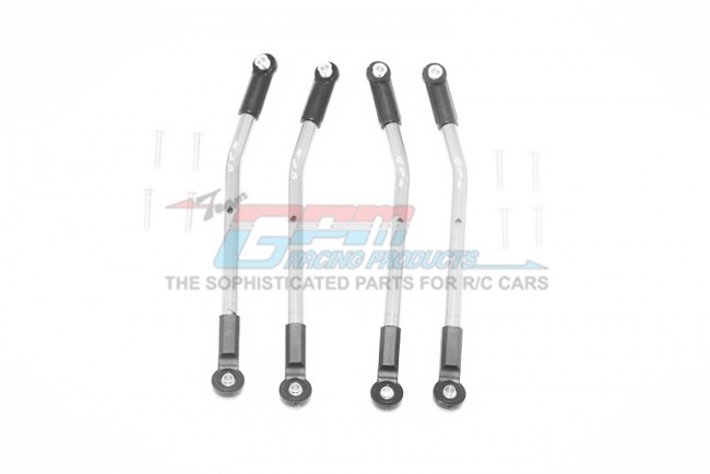 Gpm VEN160A Aluminium Adjustable Suspension Links Hpi Rc 1/10 Venture Toyota Fj Cruiser Silver