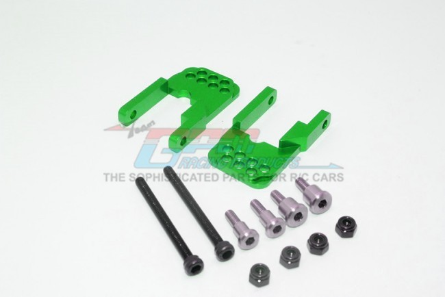 Gpm CC030M Alloy Rear Damper Mount With Mulitple Holes For Rear Damper Rc Tamiya Cc-01 Green
