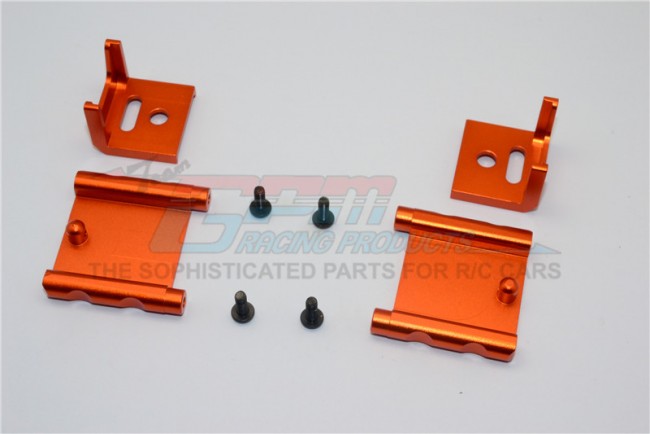 Gpm MF0126M Aluminium Battery Holder 134mm Tamiya Mf01x Orange