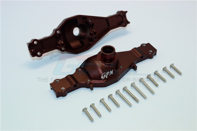 Gpm TRU038 Aluminum Center Gear Box Tamiya Truck Scania R620  Man  Grand Hauler Brown