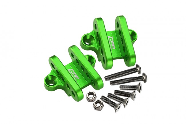 Gpm LMT030F/R Aluminum Front / Rear Lower Shock Mount Losi 1/8 Lmt 4wd Solid Axle Monster Truck Los04022 Green