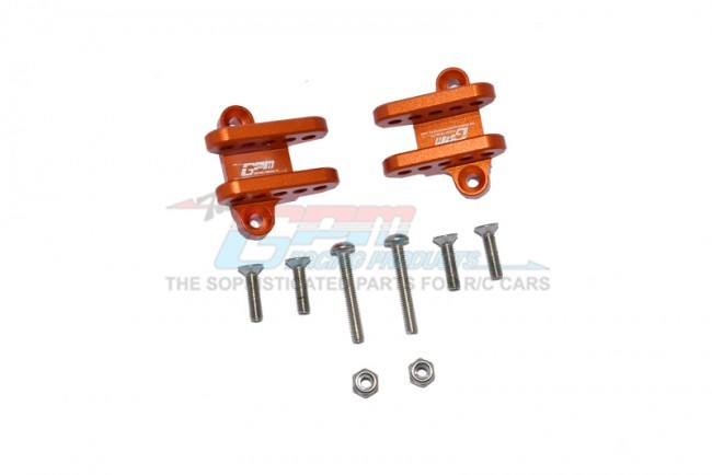 Gpm LMT030F/R Aluminum Front / Rear Lower Shock Mount Losi 1/8 Lmt 4wd Solid Axle Monster Truck Los04022 Orange