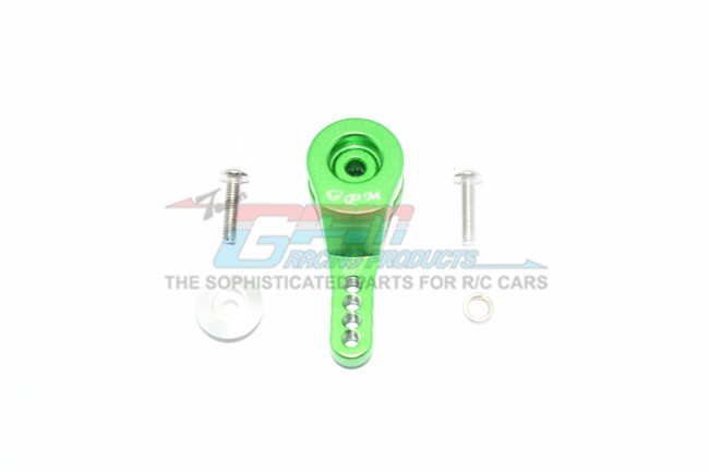 Gpm TRX4023TA/4H Aluminum 23t Servo Horn W. Built-in Spring 4 Positioning Holes 1/10 Rc Traxxas Trx-4 Green