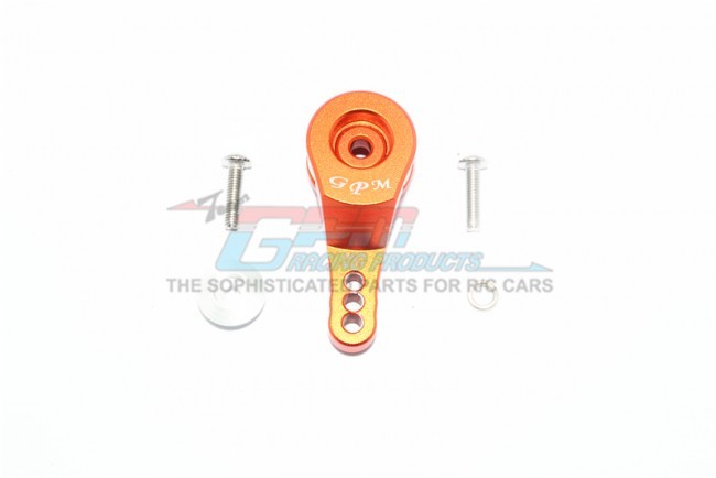 Gpm TRX4023TA/3H Aluminum 23t Servo Horn W. Built-in Spring (3 Positioning Holes) 1/10 Rc Traxxas Trx-4 Orange