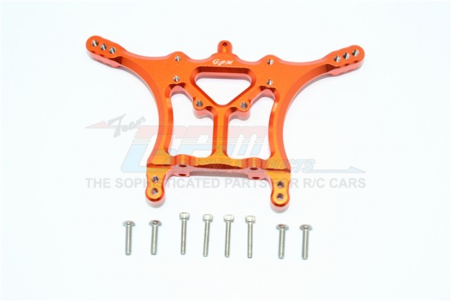 Gpm SLA2W030 Aluminum Adjustable Rear Damper Mount Traxxas 1/10 Slash Pro 2wd Short Course Truck 58034-2 Orange