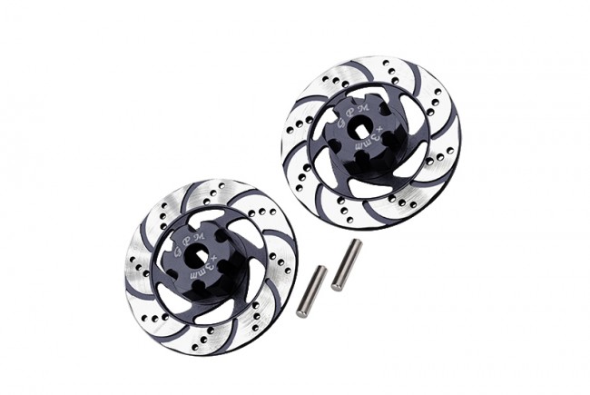 Gpm UDR010DX+3MM Aluminum +3mm Hex With Brake Disk With Silver Lining 8569 Traxxas 1/7 Unlimited Desert Racer Black