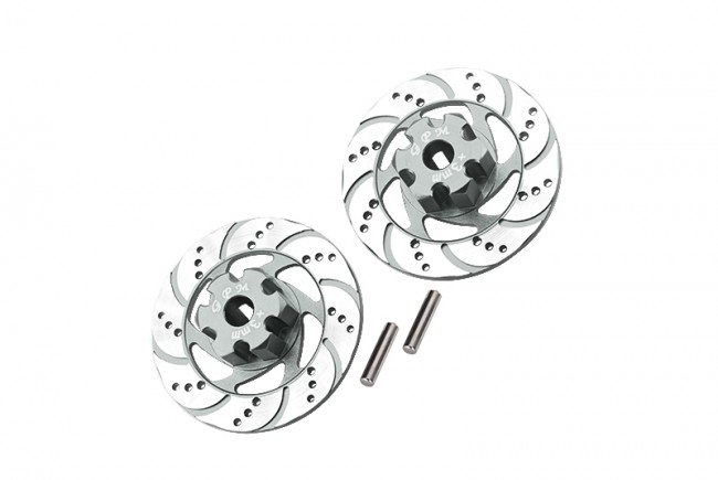 Gpm UDR010DX+3MM Aluminum +3mm Hex With Brake Disk With Silver Lining 8569 Traxxas 1/7 Unlimited Desert Racer Silver