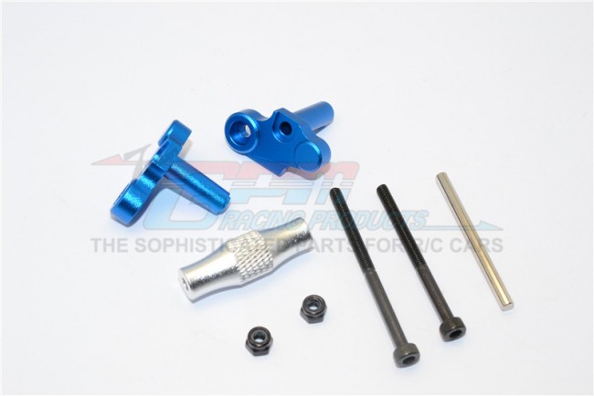 Gpm KM013 Aluminium Front Chassis Holder 1/8 Rc Kyosho Motorcycle Bike Blue