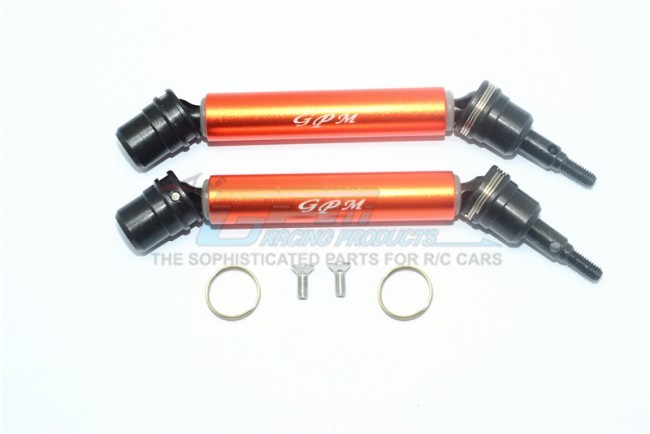 Gpm MAG108FRS Aluminium Front / Rear Cvd Drive Shaft Arrma 1/10 Granite / Senton 4x4 Orange