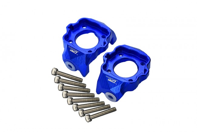 Gpm LMT019 Aluminum Front C-hubs Team Losi Rc 1/8 Lmt 4wd Solid Axle Monster Truck Los04022 Blue