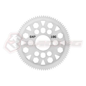 3racing 3RAC-SG64106/V2 64 Pitch Spur Gear 106t Ver.2