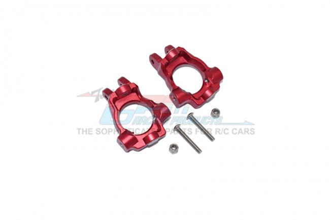 Gpm LU4019 Aluminum Front C-hubs Losi  1/10 4wd Lasernut Tenacity Ultra 4 Rock Tacer-los03028 Red