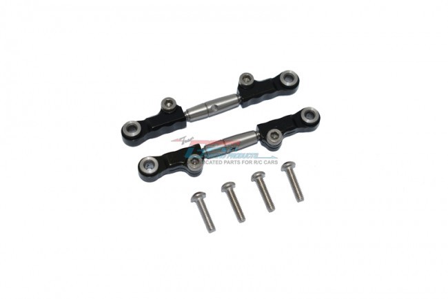 Gpm LM054S Stainless Steel Front Upper Arm Tie Rod Team Losi  1/18 2wd Mini-t 2.0 Stadium Truck Los01015 Black