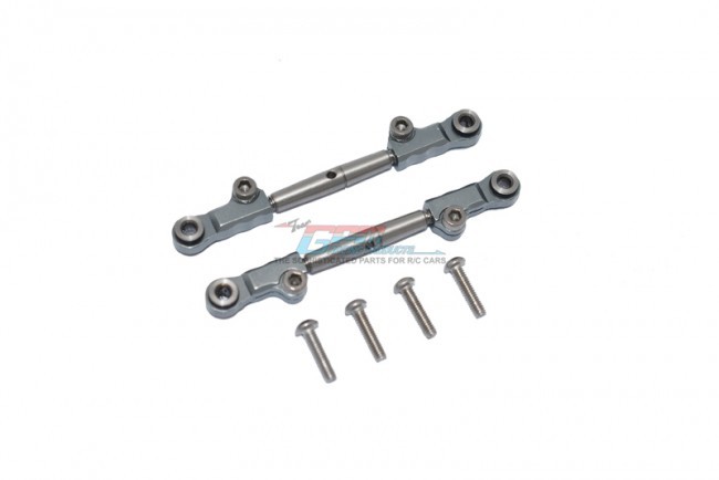 Gpm LM057S Stainless Steel Rear Upper Arm Tie Rod Team Losi  1/18 2wd Mini-t 2.0 Stadium Truck Los01015 Gun Silver