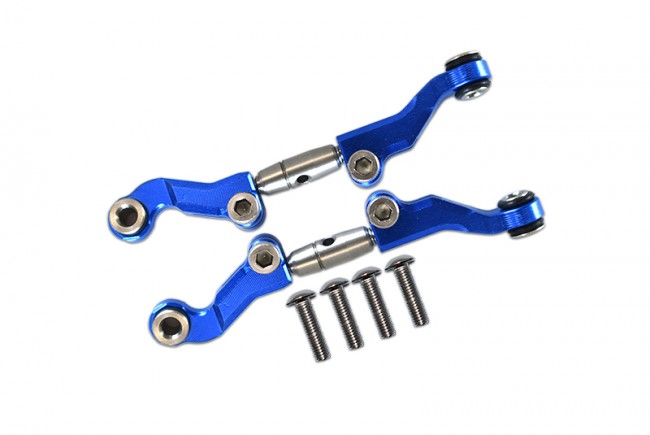 Gpm LM162S Stainless Steel Adjustable Front Steering Tie Rod Team Losi  1/18 2wd Mini-t 2.0 Stadium Truck Los01015 Blue