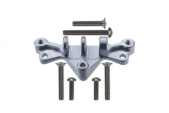 Gpm LMT012B Front / Rear Gearbox Upper Suspension Links Mount Losi 1/8 Lmt 4wd Solid Axle Monster Truck-los04022 Silver