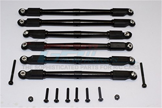 Aluminium Front & Rear Link Parts  - Axial Rr10 Bomber Black