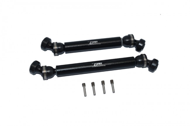 Gpm RBX037SA Steel W/ Aluminium Front Or Rear Cvd Drive Shaft Axial Rc 1/10 4wd Rbx10 Ryft Brushless Rock Bouncer Axi03005 Black