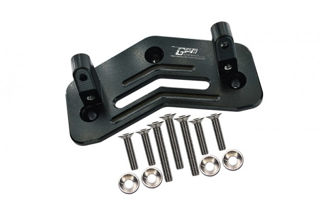 Gpm LMT024 Aluminum Servo Mount Losi 1/8 Lmt 4wd Solid Axle Monster Truck Los04022 Black