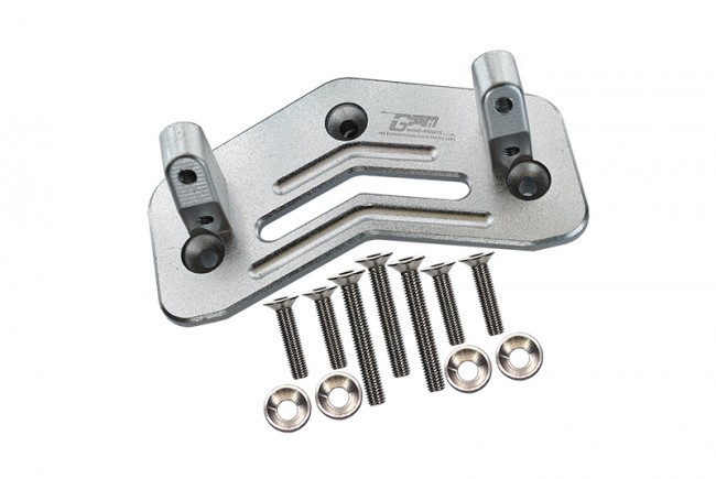 Gpm LMT024 Aluminum Servo Mount Losi 1/8 Lmt 4wd Solid Axle Monster Truck Los04022 Silver