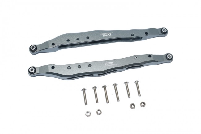 Gpm RBX014R Aluminum Rear Lower Trailing Arms  Axial 1/10 4wd Rbx10 Ryft Rock Bouncer Axi03005 Gun Silver