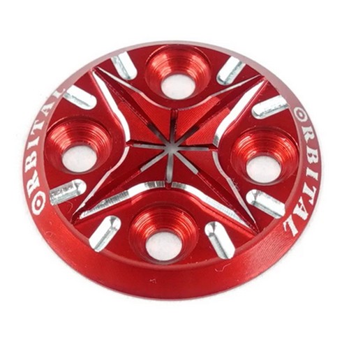 3racing Sak-d5632 Aluminium Spur Gear Cover 1/10 Rc Sakura D5 Drift Car Red