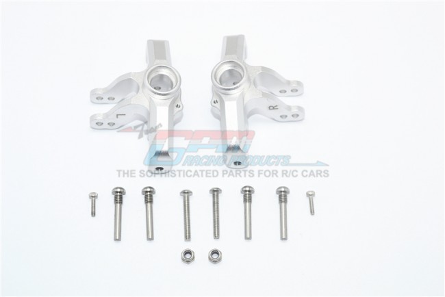 Gpm BR021 Aluminum Front Knuckle Arms Losi 1/10 Electric 4wd Baja Rey Desert Truck Los03008 Silver