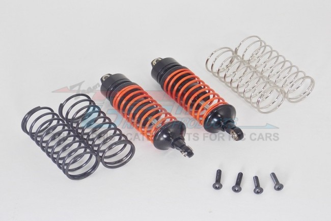 Gpm SLA087F Alloy Front Adjustable Spring Damper Traxxas Slash 4x4 / Nos Deegan / Bandit Xl-5 / Stampede 4x4 Black