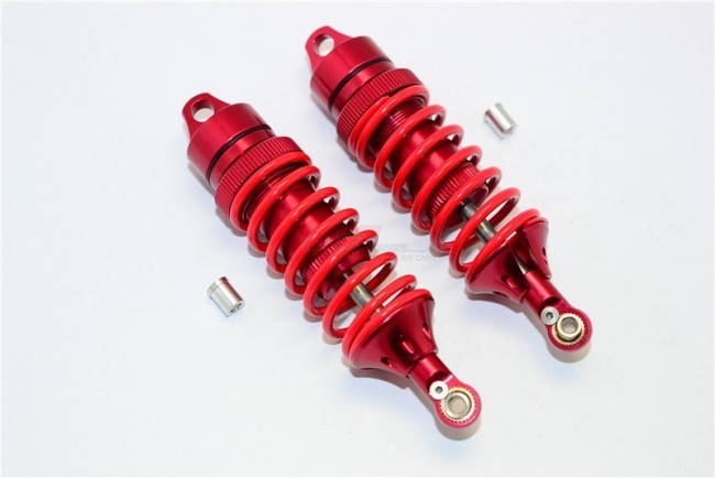 Gpm TRV085N Front / Rear Spring  Dampers 85mm Traxxas 1/10 E-revo Vxl 86086 Monster Red