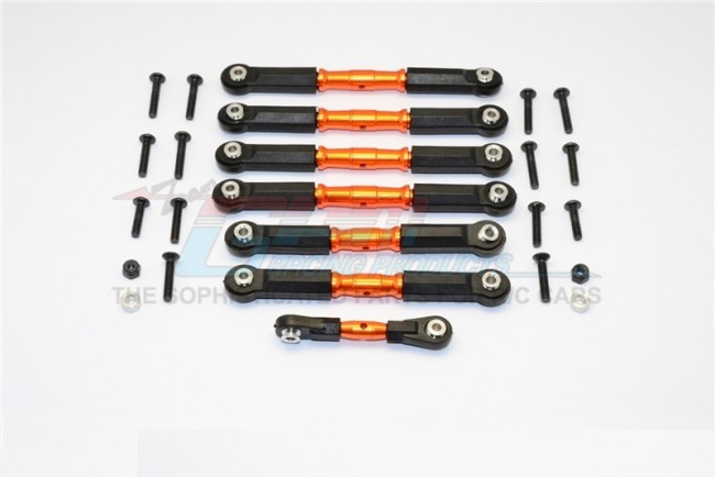 Gpm XO160 Aluminium Completed Tie Rod Traxxas Xo-01 Super Car Orange