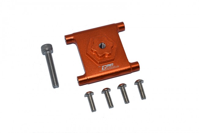 Gpm LU4005 Aluminium Spare Tire Mount Losi  Rc 1/10 4wd Lasernut Tenacity Ultra 4 Rock Tacer Los03028 Orange