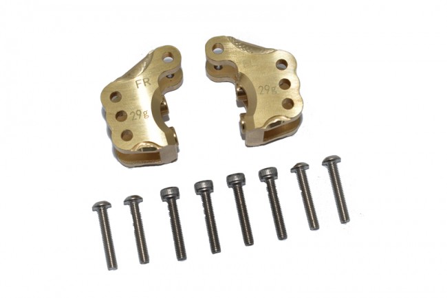 Gpm RBX008X-OC Brass Front Axle Mount Set For Suspension Links Axial 1/10 4wd Rbx10 Ryft Brushless Rock Bouncer Axi03005 