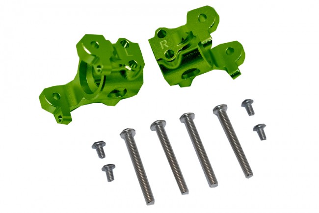 Gpm RBX019 Aluminum Front C-hubs Axial 1/10 4wd Rbx10 Ryft Brushless Rock Bouncer Axi03005 Green