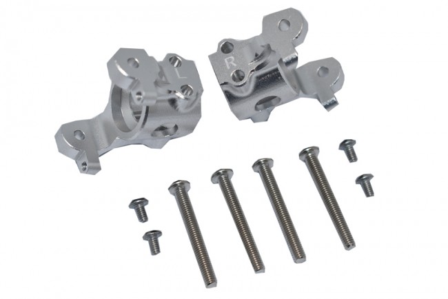 Gpm RBX019 Aluminum Front C-hubs Axial 1/10 4wd Rbx10 Ryft Brushless Rock Bouncer Axi03005 Silver