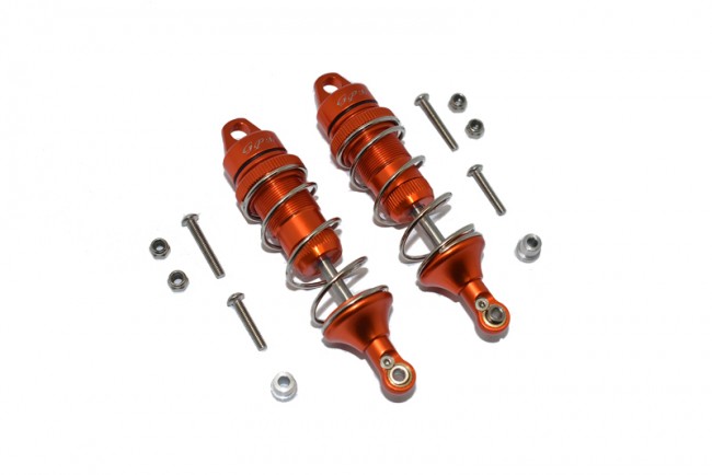 Gpm LU4086F Aluminum Front Thickened Spring Dampers 86mm  Losi 1/10 4wd Lasernut Tenacity Ultra 4 Rock Tacer Los03028 Orange