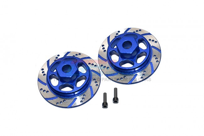 Gpm RBX010 Aluminum Hex With Brake Disk (silver Inlay Version) Axial Racing 1/10 4wd Rbx10 Ryft Brushless Rock Bouncer Axi03005 Blue