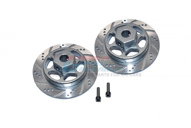 Gpm RBX010 Aluminum Hex With Brake Disk (silver Inlay Version) Axial Racing 1/10 4wd Rbx10 Ryft Brushless Rock Bouncer Axi03005 Gun Silver