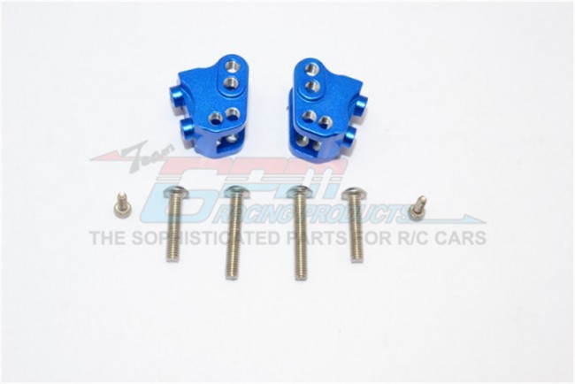 Aluminium Front/rear Link Mounts - Axial Scx10 Ii Blue