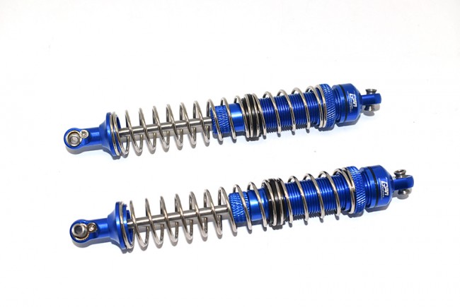 Gpm RBX130F Aluminum Front Spring Dampers 130mm Axial Racing 1/10 4wd Rbx10 Ryft Brushless Rock Bouncer Axi03005 Blue