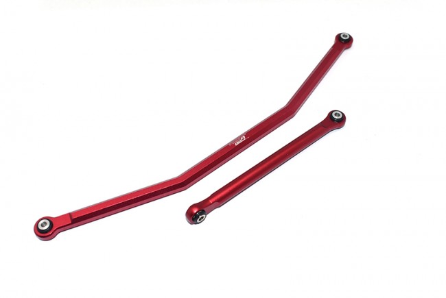 Gpm RBX161 Aluminum Front Steering Tie Rods Axial 1/10 4wd Rbx10 Ryft Brushless Rock Bouncer Axi03005 Red
